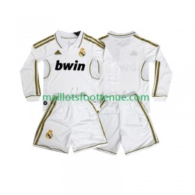 Maillot/Tenue Real Madrid 2011 2012 Retro Enfant Domicile Manche Longue